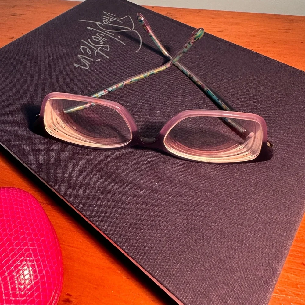 Colorful Fun Preppy Lilly Pulitzer Purple Eyeglasses “Fulton” Size 52-16-135